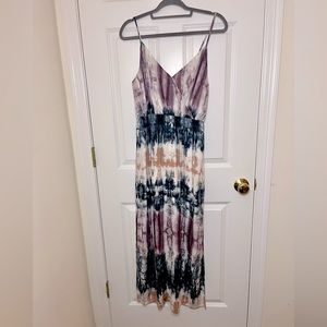 Tie Dye Maxi Dress, Size Medium